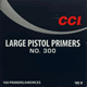 CCI - 300 Standard Large Pistol Primer (Pack of 100)