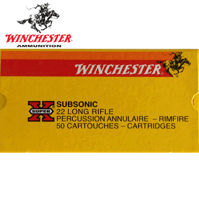 Winchester - Cart .22LR Subsonic, 40gr, LRN Truncated Cone Rifle Ammunition