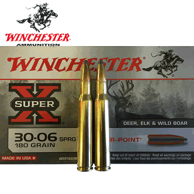 Winchester - .30-06 Springfield, Super-X, 180gr Power Point Rifle Ammunition