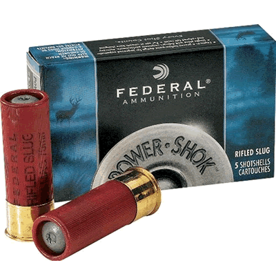 Federal - Rifled Slug - 12ga-SLUG/35g - Plastic (Box of 5)