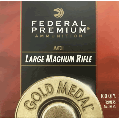 Federal - Gold Medal Large Magnum Rifle Match Primers (Pack of 100)