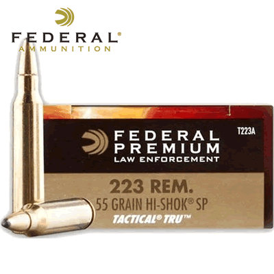 Federal - .223 Rem Premium Hi-Shock SP 55gr Tactical TRU Rifle Ammunition