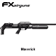 FX Maverick Black Standard PCP .22 Air Rifle 25.5" Barrel .