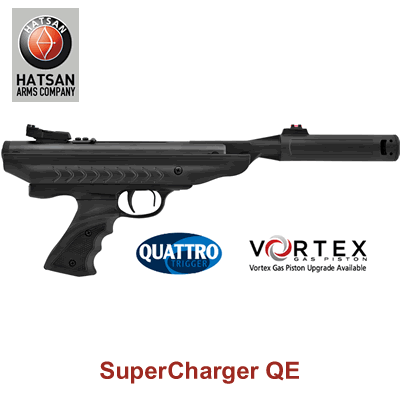 Hatsan Supercharger QE Break Action .177 Air Pistol 7.25" Barrel .