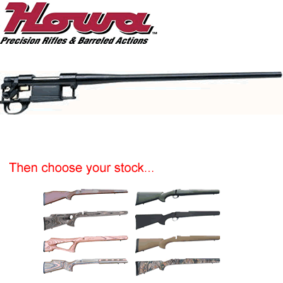 Howa - 1500 - Blued Varmint Barrelled Action with 5/8" Thread, 24" Barrel with 1-12" Twist Rate, .204 Ruger Short Action