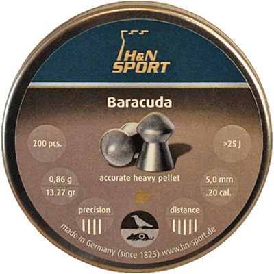 H&N - Baracuda .20 Pellets (Tin of 200)