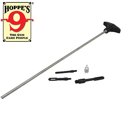 Hoppes - 1 Piece Stainless Steel Gun Cleaning Rod (All Calibres)