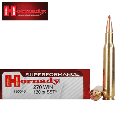 Hornady - .270 Win SST Superformance 130gr Rifle Ammunition