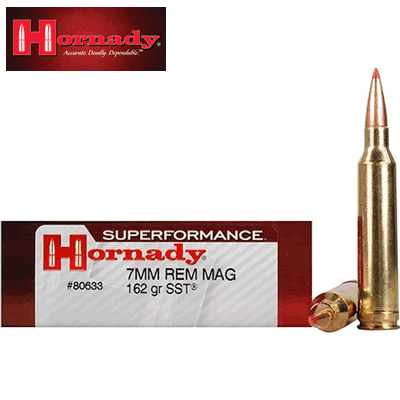 Hornady - 7mm Rem Mag SST Superformance 162gr Rifle Ammunition