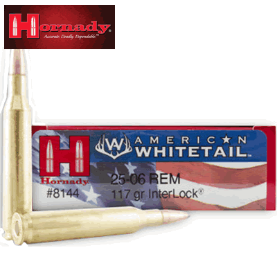 Hornady - .25-06 Rem BTSP American Whitetail 117gr Rifle Ammunition