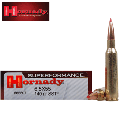 Hornady - 6.5mmx55 SST Superformance 140gr Rifle Ammunition
