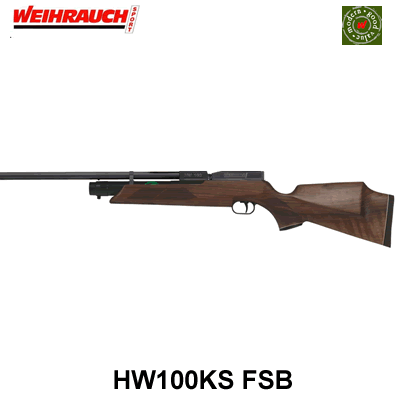 Weihrauch HW100KS FSB PCP .177 Air Rifle 12 1/4" Barrel .