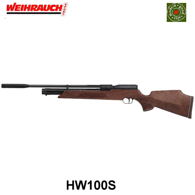 Weihrauch HW100S PCP .22 Air Rifle 16" Barrel 4042406112365