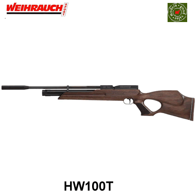 Weihrauch HW100T PCP .177 Air Rifle 16" Barrel 4042406112587