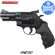 Weihrauch Arminius HW357 Revolver 2 Shot .357 Rem Mag/.38 Special Pistol Humane Killer 3" Barrel 4042407108572