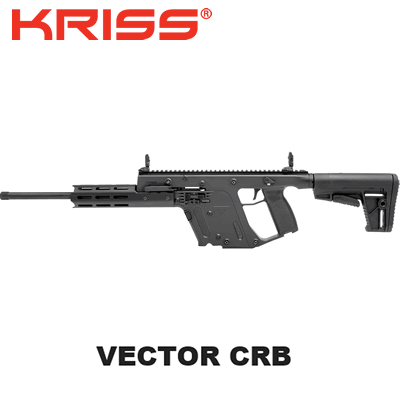 Kriss Vector CRB Black Semi Auto .22 LR Rifle 16.5" Barrel KV22-CBLOO