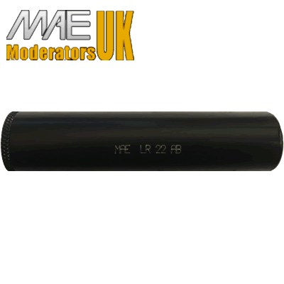 MAE - Sound Moderator .22LR- Black - 1/2"x20 UNF