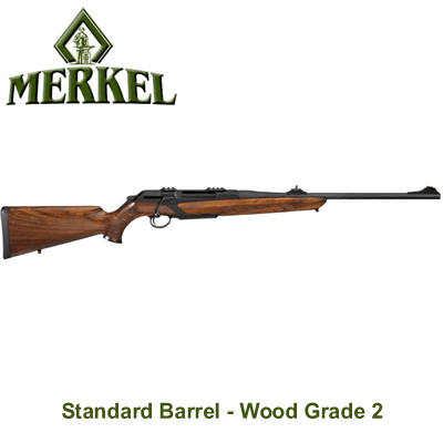 Merkel RX Helix Black - Grade 2 Straight Pull .222 Rem Rifle 22" Barrel .