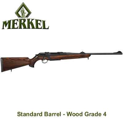 Merkel RX Helix Black - Grade 4 Straight Pull 8mmx57 Rifle 22" Barrel .