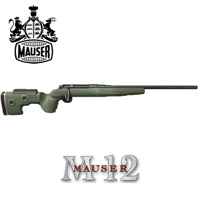 Mauser M12 Impact Black GRS Fenris Bolt Action 6.5mm Creedmoor Rifle 20" Barrel 80114307