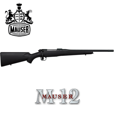 Mauser M12 Impact Black Fluted Bolt Action .308 Win Rifle 20" Barrel .