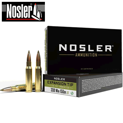 Nosler - .308 Winchester 150gr E-TipÂ® Lead Freeâ„¢ Rifle Ammunition