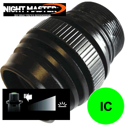 Night Master - Dimmable 'ENVY' IC Brightness Control LED in Neck Section Module (Green)