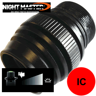 Night Master - Dimmable 'DEMON' IC Brightness Control LED in Neck Section Module (Red)