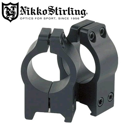 Nikko Sterling - Platinum Mounts - 30mm - Weaver Style - Extra High