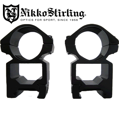Nikko Sterling - Match Mounts MKII - 1" - Weaver Style - High