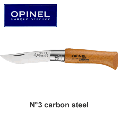 Opinel - No.3 Beech Carbon Steel