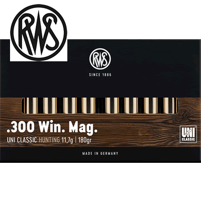 RWS - .300 Win Mag Evolution Hunting 180gr Rifle Ammunition