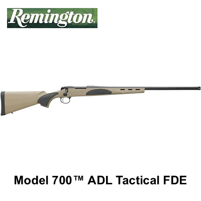 Remington Model 700 ADL Tactical FDE Bolt Action 6.5mm Creedmoor Rifle 24" Barrel .