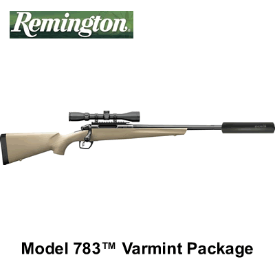 Remington Model 783 Varmint Package Bolt Action 6.5mm Creedmoor Rifle 24" Barrel .
