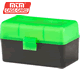 MTM Case Gard - RM-50 Flip Top Ammo Box 50 Round RM (Black / Green)