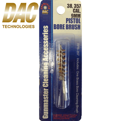 DAC Technologies - .38 Brass Pistol Brush (.38Cal, .357cal, 9mm)