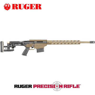 Ruger Precision Enhanced FDE Bolt Action .308 Win Rifle 24" Barrel .
