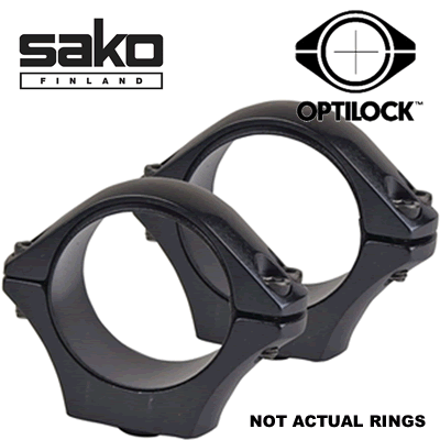 Sako - Sako/Tikka Rings - Blue, 1/26mm, Low