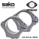 Sako - Sako/Tikka Rings - Stainless Steel 30mm, Low