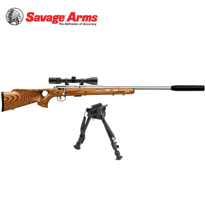 Savage Arms 93R17 BTVS Package Bolt Action .17 HMR Rifle 16" Barrel .