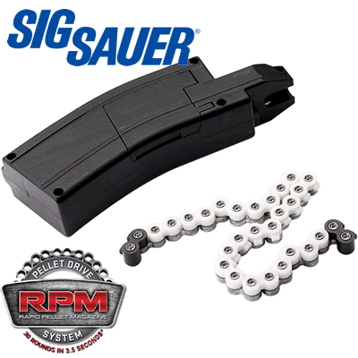 Sig Sauer - Magazine To Suit MCX / MPX Air Rifle, 30 Shot With 3 Belts .22