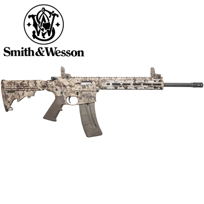 Smith & Wesson MP15-22 Kryptek Highlander Semi Auto .22 LR Rifle 16.5" Barrel .