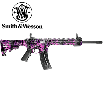 Smith & Wesson MP15-22 Muddy Girl Camo Semi Auto .22 LR Rifle 16.5" Barrel .