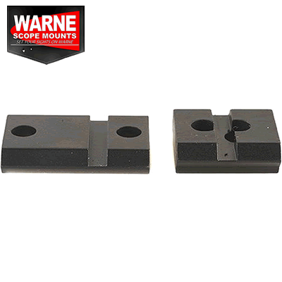Warne - Maxima 2-Piece Steel Weaver-Style Scope Base H&R 300, 301, 330, 370, Mauser FN, Remington 798 Matte