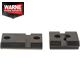 Warne - Maxima 2-Piece Steel Weaver-Style Scope Base H&R 300, 301, 330, 370, Mauser FN, Remington 798 Matte