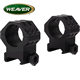 Weaver - 6 Hole Tactical Rings 1" Extra High Matte