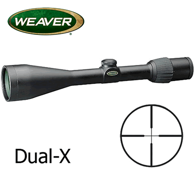Weaver - Rifle Scope Grand Slam 3.5-10x50 Black Matte Dual X Reticle