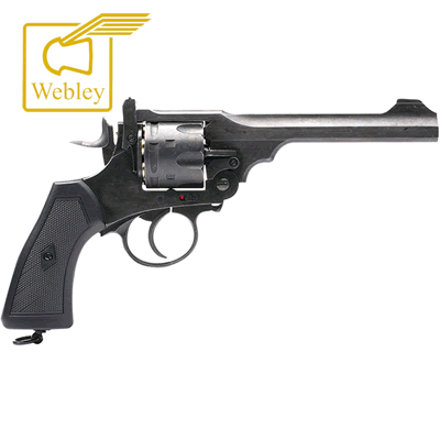 Webley MK VI Service Revolver Battlefield Finish Co2 .177 Air Pistol 6" Barrel 9420008959864