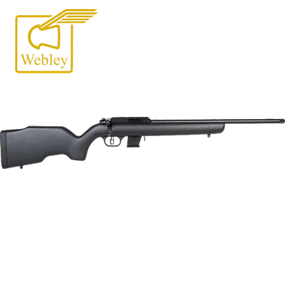 Webley and Scott Xocet Bolt Action .22 WMR Rifle 19" Barrel .
